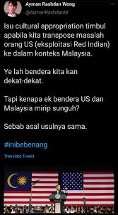 Asal usul jalur gemilang bermula pada tahun 1949. Bendera Malaysia Tiru Bendera Us Link Twitter Dikomen Ye Saudara Saudari Ajarian Sekalian Ajar Malaysia