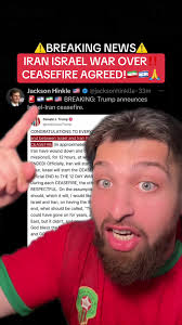 Iran Israel Ceasefire Agreement Announced