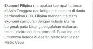 Kontribusi wajib kita untuk negara, ini 4 fungsi utama membayar pajak. Kegiatan Ekonomi Utama Negara Filipina Adalah Brainly Co Id