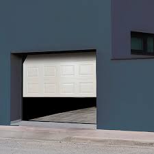 Porte de garage isolante castorama. Porte De Garage Sectionnelle A Cassettes Blanche Paris L 300 X H 200 Cm Pre Montee Castorama