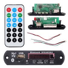Car Bluetooth Mp3 7 12v Decoder Board Decoding Player Module Support Fm Radio Usb Tf Lcd Screen Remote Controller New