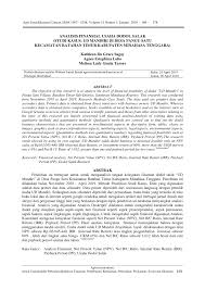 Maybe you would like to learn more about one of these? Pdf Analisis Finansial Usaha Dodol Salak Studi Kasus Ud Mandiri Di Desa Pangu Satu Kecamatan Ratahan Timur Kabupaten Minahasa Tenggara