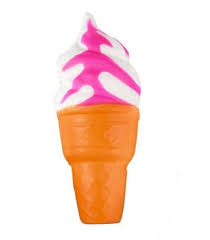 Toy Network Squishy Hot Pink Ice Cream Cone Slow Rising Squishy Toy 6 Ice Cream Ice Cream Cone Yogurt Ice Cream