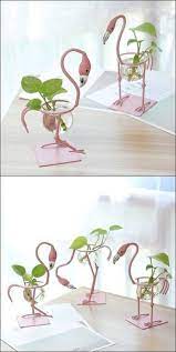 Creative Pink Flamingo Plant Ornament Vase Just Pink About It Flamingo Plant House Plants Decor Plant Decor