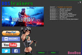 Received all 4 weapon efficiency ribbons Battlefield V Trainer 8 Fearless Cheat Engine