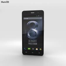 Lava Iris X8 Black 3D model ...