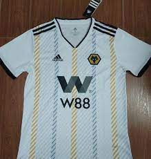 19 20 Season Wolves Away White Color Soccer Jersey Top Premier League 2019 20 New Kits Revealed Every Home Soccer Jersey Wolverhampton Wanderers Wolverhampton