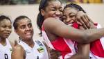 Resultado de imagem para selecao feminina de basquete de mo�ambique em jogo