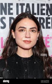 Paris, France. 26th Jan, 2024. Romana Maggiora Vergano attends 'Il reste  encore demain' Paris film premiere at Publicis cinema