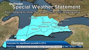 Weather forecast up to 14 days including temperature, weather condition and precipitation and much more. Special Weather Statement Issued For Toronto Due To Snowfall Thursday Night Toronto Globalnews Ca