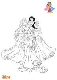 coloriage princesse disney arc en ciel
