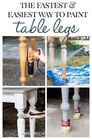 How To Paint Table Legs Paint Curvy Furniture Legs The Easy Way Stained Table Painted Table Curved Furniture