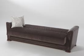 Edgar channel tufted sofa bed daybed. Alfa Jennifer Brown Sofa Bed In Fabric Leatherette By Istikbal