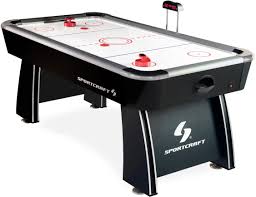 Sportcraft 72 Inch Air Powered Hockey Table With Pop Up Scorer Puck And Pusher Accessories Included Cool Things To Buy Air Hockey Table Air Hockey