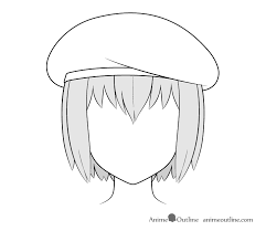 How To Draw Anime Hats Head Ware Animeoutline Anime Drawings Manga Drawing Tutorials Drawings