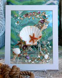 Maybe you would like to learn more about one of these? Sea Glass Art For Beach House Decor Seashell Wave Starfish Glass Art Beach Style Wall Hanging Beach Sun Catc Sea Glass Art Sea Glass Crafts Beach Glass Art