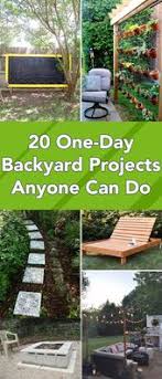 20 One Day Backyard Projects Anyone Can Do In 2020 Backyard Backyard Projects Vertical Garden Diy
