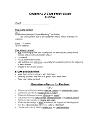 Chapter 2 3 Test Study Guide