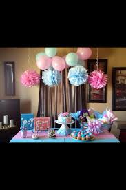Table Setup Gender Reveal Party Baby Gender Reveal Party Baby Reveal Party