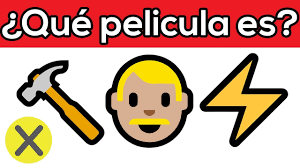 Resultado de imagen de emoticonos para adivinar una pelicula de dibujos animados