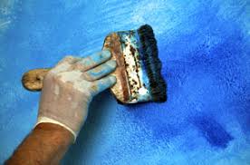 Smooth the paper out with a sponge. Easy Faux Finish Paint A Color Wash On Walls