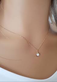Gold Filled Opal Necklace Opal Jewelry White Opal Necklace Tiny Silver Necklace Dainty Necklace White Jewelry Oc Opal Jewelry Opal Necklace White Jewelry