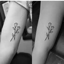 Matching Sister Flower Tattoo Tattoos For Daughters Sister Tattoos Matching Tattoos
