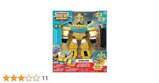 Jamn Hasbro: Transformers Rescue Bots Academy: Bumblebee RC Robot - 12  Walking Transformer, Lights & Sounds, Radio Controlled, Full Function, 2.4  ...