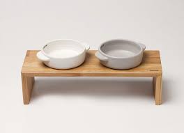 Modern Raised Feeders And Bowls From Bridge Dog Elevated Pet Bowls Elevated Dog Bowls Raised Dog Bowls