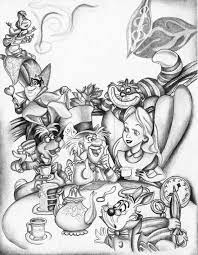 Pin Von Terrence O Neill Auf Color Cartoon Tv Movie Alice Im Wunderland Zeichnungen Wunderland Tattoo Alice Im Wunderland
