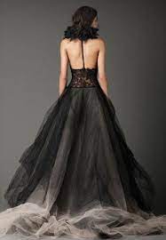 Black And White Wedding Dress Meaning Wedding Women Womendresses Gown Cocktaildress We Black Wedding Dresses Wedding Dresses Vera Wang Beautiful Dresses