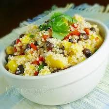 Mango black bean and couscous salad. Quinoa Salad With Mango Black Beans And Cilantro Lime Dressing