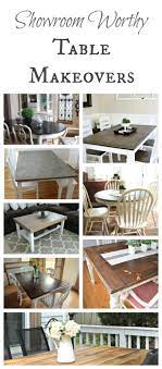 I highlighted your awesome dining room table makeover tonight for centerpiece wednesday! Painted Furniture Ideas Table Makeover Ideas Painted Furniture Ideas