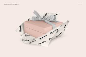 Jewelry Wrapping Tissue Paper Mockup Paper Mockup Tissue Paper Corporate Brochure Cover