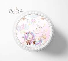 Tortenaufleger Personalisiert Einhorn Geburtstag Mit Etsy In 2020 Tortenaufleger Einhorn Geburtstag Dekorpapier