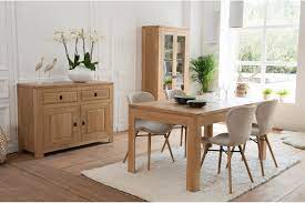 Notre table de salle à manger massa (l 160 x p 90 x h 75) est une table de salle à manger contemporaine qui saura sublimer votre décoration d'intérieur pour en faire un lieu convivial. Table De Salle A Manger Moderne Extensible En Chene Hellin