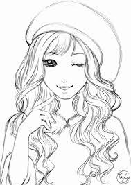 Welcome to one of the largest collection of colouring pages for kids! Coloring Books For Teenage Girls Luxury Linearts Rosalys Artist Girl Drawing Sketches Coloring Book Art Drawings