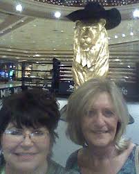 Cowboy rodeo in town