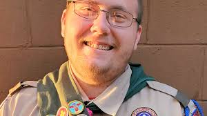 Gordon Caldwell earns Eagle Scout award.