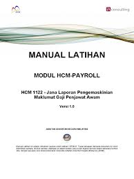 Laporan penyiasatan pendapatan isi rumah dan. Hcm 1122 Jana Laporan Pengemaskinian Maklumat Gaji Penjawat