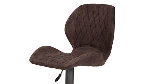 Barhocker barstuhl bistrohocker barstuhl küchenhocker hocker drehbar kunstleder. Barstuhl Sonja 2er Set Stoff Vintage Braun 360 Drehbar