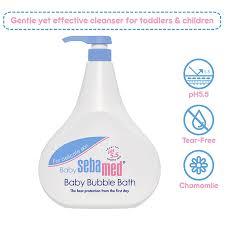 Big, soft, natural bubbles your child will love. Sebamed Baby Bubble Bath 500ml