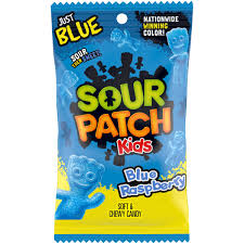 Sour Patch Kids Blue Raspberry Soft Chewy Candy 1 8 Oz Bag Walmart Com Walmart Com