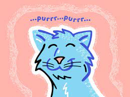 Cat Purr Vibrations by Eddie Fieg Studio on Dribbble