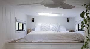 See below, if we had used 4 drapes on the mirror wall, it would not have felt as spacious. Photo 6 Of 8 In An Australian Couple Downsize To A Tiny House And Discover An Idyllic Lifestyle Dwell