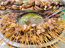 Burmese Pork Offal Skewers
