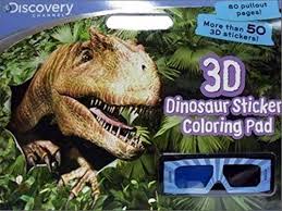 Choose a 3d coloring model and unleash your creativity with five in one coloring style. 3d Dinosaur Sticker Coloring Pad Coloring Book Discovery Kids Series Parragon 9781407595566 Amazon Com Books