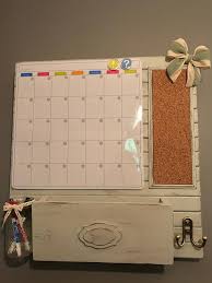 Command Center Family Organization Board Calendar And Mail Family Organization Board Organization Board Dry Erase Calendar