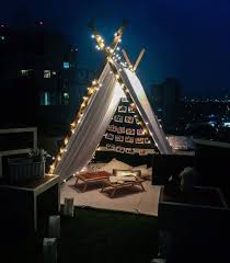 Teepee Para Adultos 1 500 Renta Noches Romanticas En Casa Decoracion Cena Romantica Cena Romantica En Casa