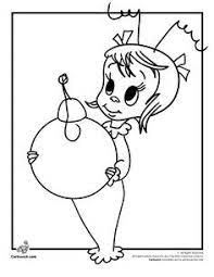 Donna lou and cindy lou are ready for christmas. The Grinch Who Stole Christmas Coloring Pages Cindy Lou Who Coloring Page Cartoon J Grinch Coloring Pages Christmas Coloring Pages Grinch Who Stole Christmas